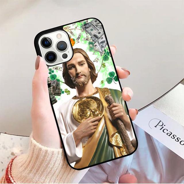 San Judas Phone Case For iPhone 17 Air 16 15 14 13 12 Pro Max Plus Max Cover Shell Coque