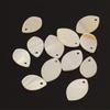 24pcs Natural Shell Charm Beads For Pendant Earing Bracelet Making Supplies