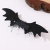 2Pcs Halloween Skull Bat Hair Accessories Lightweight Fabric Design For Costume Parties And Everyday Wear