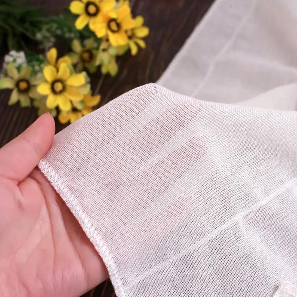 1Pc Absorbent Filter Cloth Square Locking Edge Beancurd Cloth Cheese Soybean Milk Filtration Edible Filter Gauze Steamer Mat