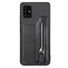 For Samsung Galaxy A51 5G SM-A516 Case Leather+PC+TPU Zipper Wallet Phone Shell