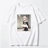 Street Style Anime Crew Neck T-shirt Printed with Super Sonico from Super Sonico Women And Men Comfortable T-shirt