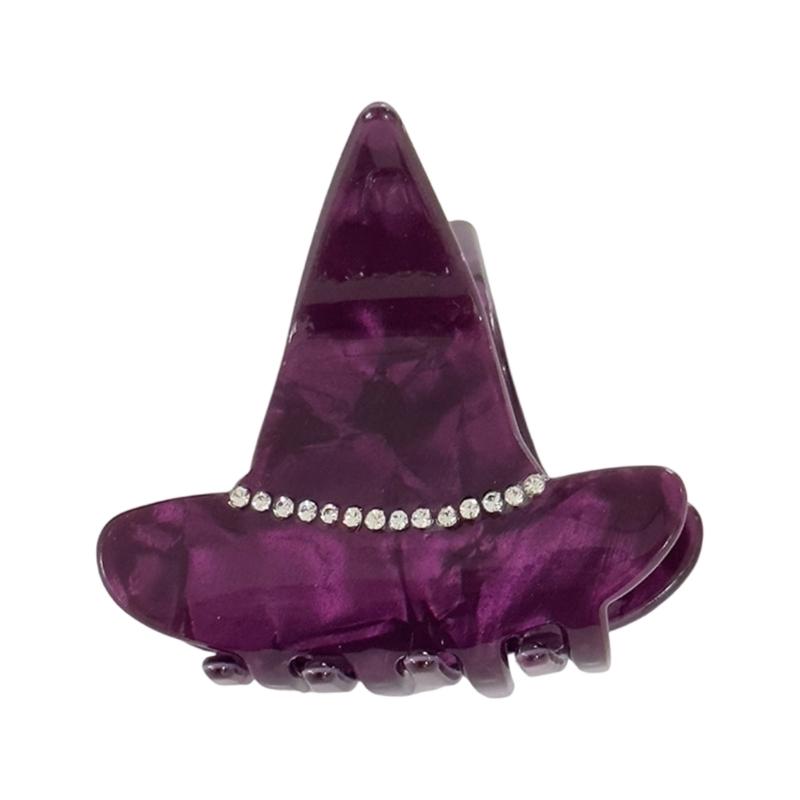 Sparkling Halloween Hairpins Permanent Acrylic Material Comfortable Wear Party Theme Accessories for Women Men Children