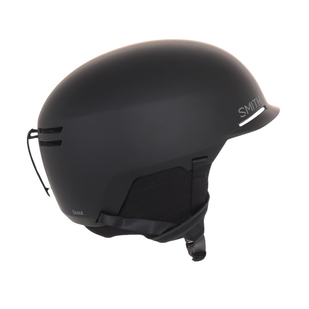 Smith Scout Matte Asian with for Skis and Size and Authentic Japanese Large Helmet, Black, MIPS, Fit, Brim, Snowboards, 23-24, Men's Women's, Product,