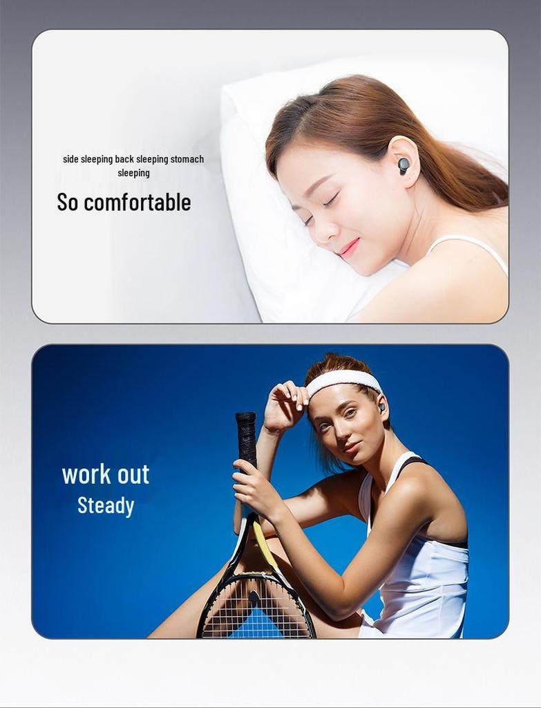 Compact True Wireless Invisible Bluetooth Sleep Earbuds