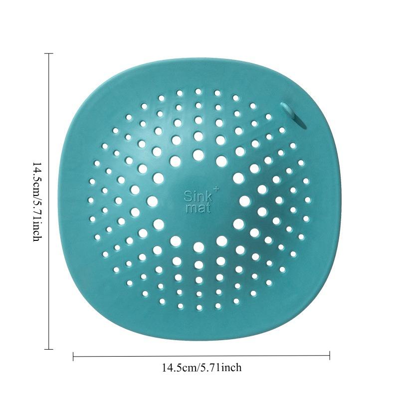 Multi-Purpose Sink Strainer, Anti-Clogging Drain Cover with Odor-Proof Design for Kitchen & Bathroom Durable Plastic Mesh Filter