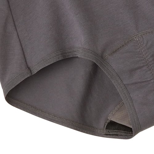 Gunze Piecclair School Underwear Sanitary Shorts, Absorbent, Deodorizing, Cotton Blend, Girls, Charcoal Gray, Size 150