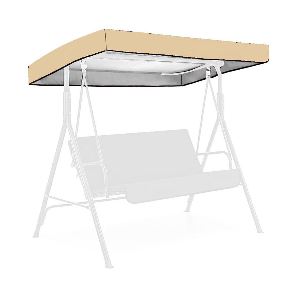 Swing Canopy Top Cover Seat Chair Waterproof Replacement Garden Outdoor Bench Patio Swing Canopy Swing Top Cover Swing Cover