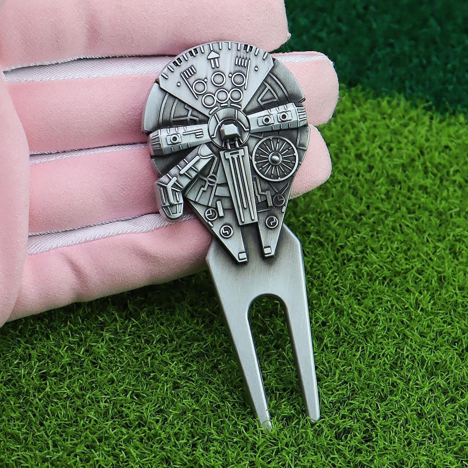 

Divot Repair Tool Set for Golfers, Compact And Portable Equipment Black