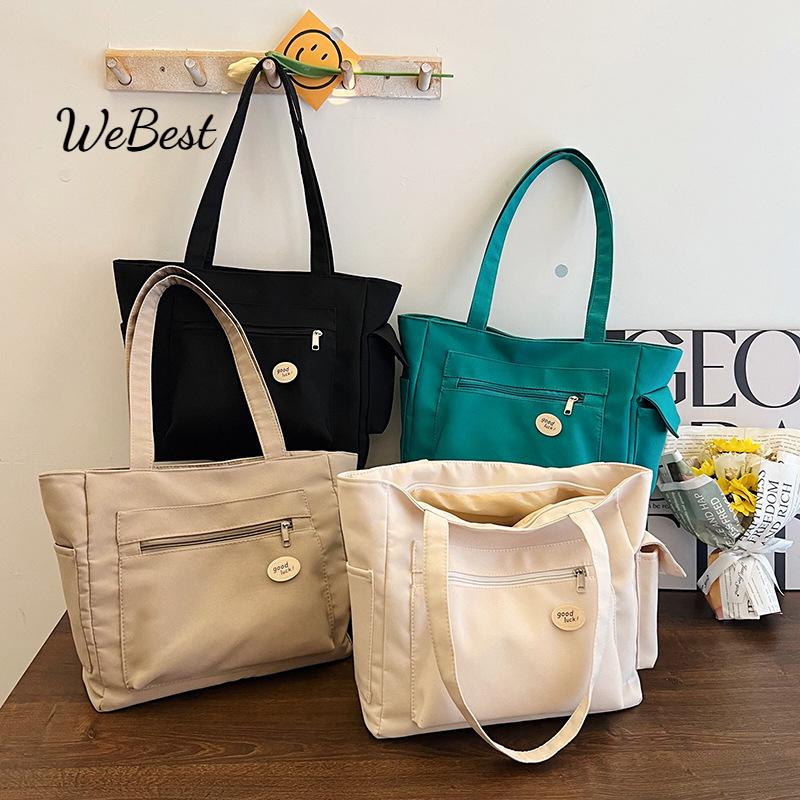 

Large-capacity Hand-held Cloth Bags for College Students Commuting To Class