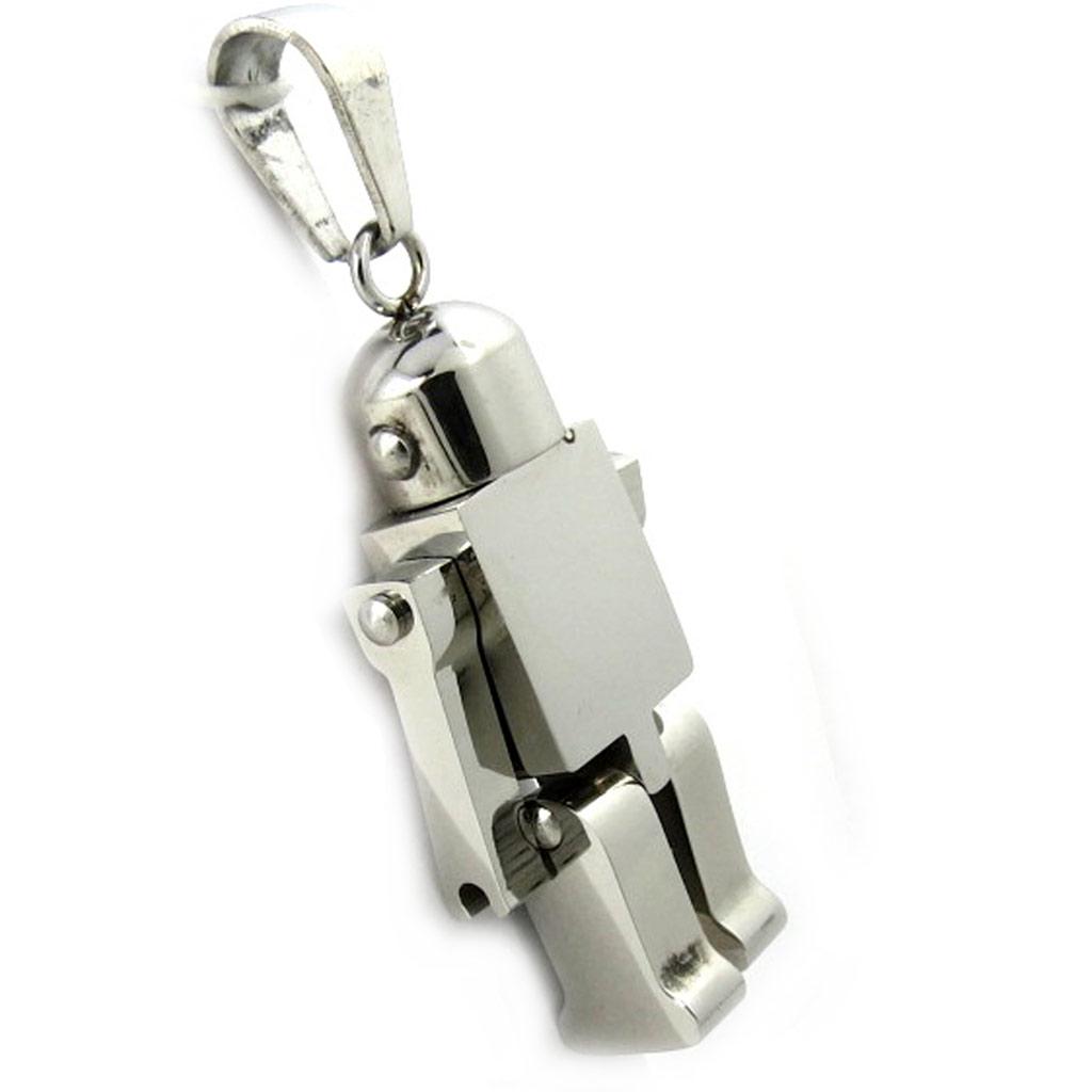 Les Trésors De Lily [M1839] - Steel Pendant 'Articulated Robot'