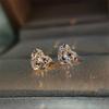 925 Sterling Silver Shiny Zirconia Heart Earrings for Women Exquisite Party Wedding Jewelry Accessories