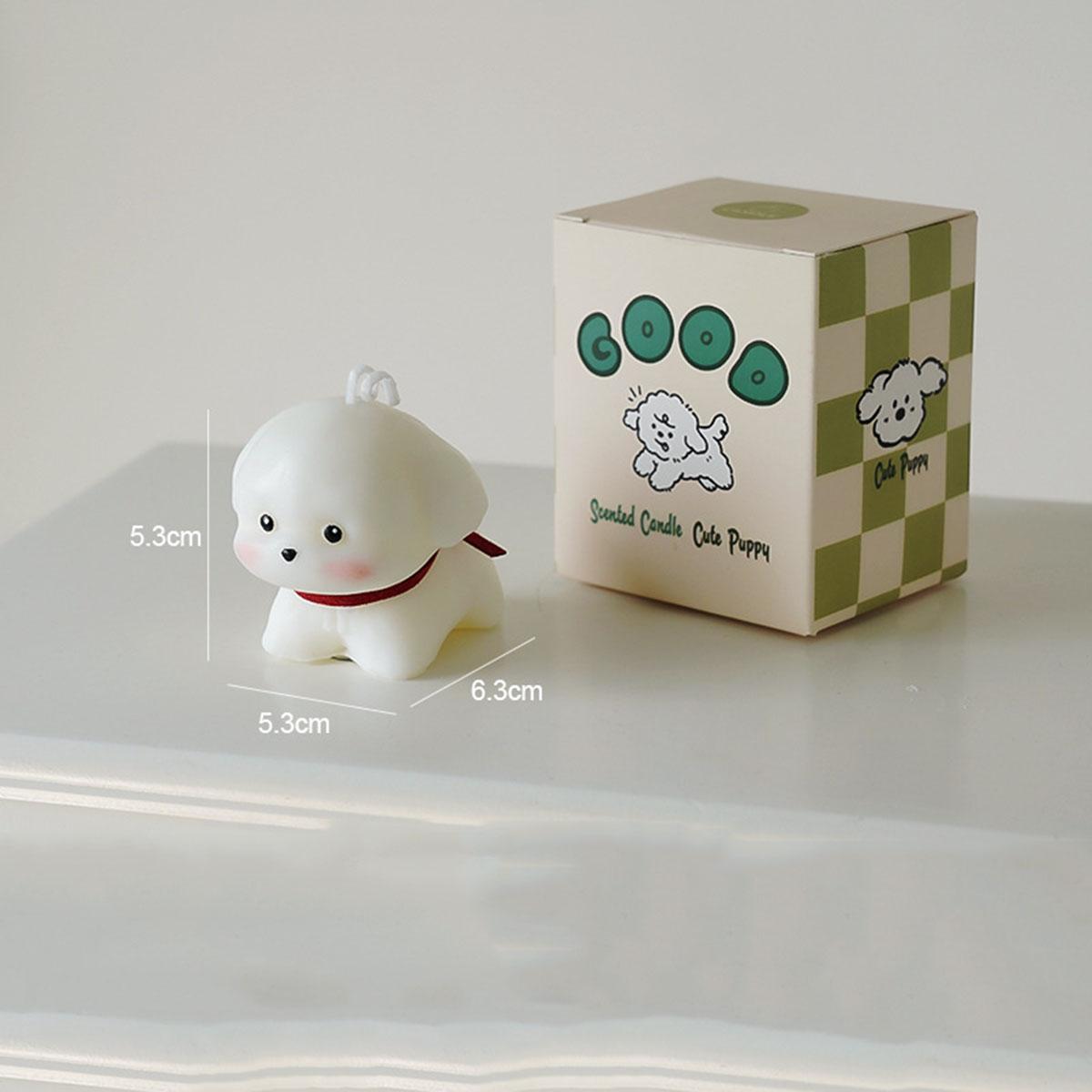 

1 шт. имитация щенка, свеча милой формы, милый сувенир-подарок с ароматом, ароматическая свеча для создания атмосферы, это очень хороший подарок