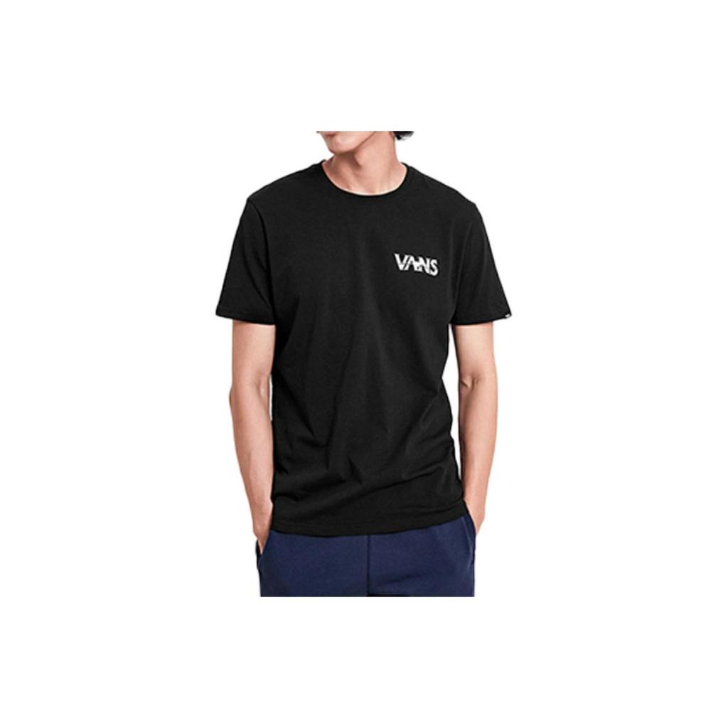 Vans Bright Skull Print Short Sleeve T-Shirt Men Tops Black VN0A4MLVBLK