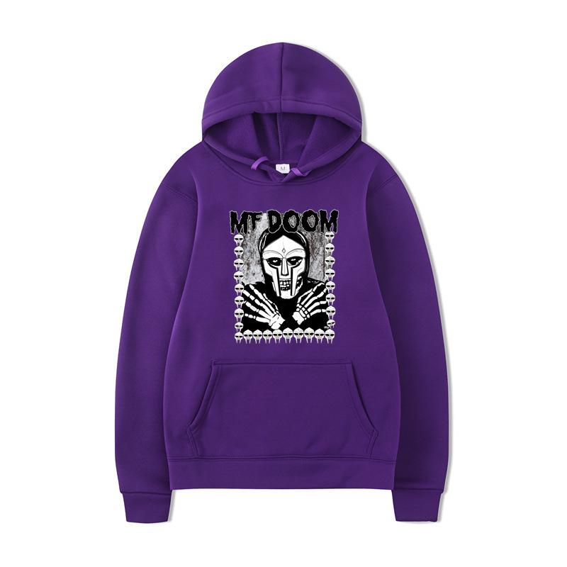 Autumn Winter MF DOOM Hoodies Men Fashion Long Sleeve Sweatshirts Women Harajuku Oversize Streetwear Pullovers Sudaderas