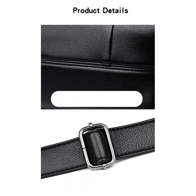 Damen-Schultertasche aus weichem Leder, Messenger-Tasche, inklusive Geldbörse und Kartenpaket