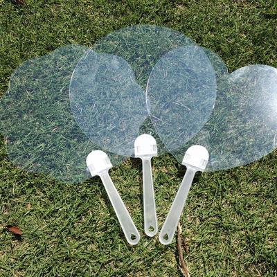 Customizable Transparent Mini Fan for Kids' DIY Artwork