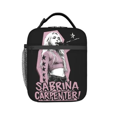 Sabrina Carpenter Music Festival 2026 Accessories Insulated Lunch Bag For Travel Food Boxes Portable Cooler Thermal Lunch Boxes