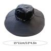 Summer Large Sun Hat for Men Women Breathable Fishing Cap UV Protection Mesh Fisherman Hat Hiking Outdoor Beach Cap
