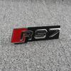 Car Honeycomb Grille Emblem Sticker Car Displacement Badge For 22 A3 A4 A6 Q5 A5 A1 Q3 Q7 A7 TT Q2 SQ5 RSQ3 RSQ8 S3 S4 RS5 RS6
