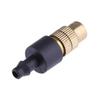 10pcs 4/7PVC Micro Drip Sprinklers Adjustable Green Dripper Nozzle Agricultural Save Water Portable Automatic Irrigation Tools
