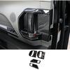 ERIDANUS Auto Accessories Fit for Toyota Sienna 2025 2024 2023 2022 2021 Car Inner Door Handle Bowl Cover (Carbon Fiber Style) ABS 4 PCS