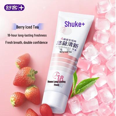 Shuke Probiotic Stain Removal Toothpaste, Berry Ice Tea Flavor
