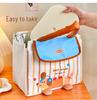 Cartoon Cute Double-Layer Insulated Lunch Bag for Students & Office Workers