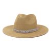 White Women Sun Hat Summer Wide Brim StrawTravel Beach Hats Big Size 60CM New Jazz Trilby Cap Chapeu Feminino Praia