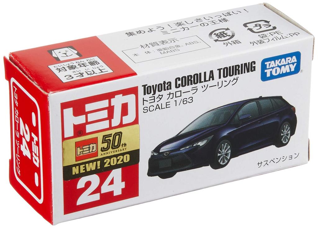 Tomica 24 Toyota Corolla Touring No. (Box)