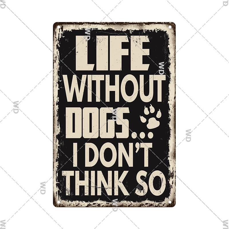 Funny Quote Sarcastic Vintage Posters Life Tin Sign Retro Plaque Metal Plate Wall Art Decor for Home Garden Courtyard Room Gift