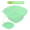 Collapsible Silicone Face Ice Bath Tray Cold Therapy for Facial Puffiness Portable Cryo Skin Tool Travel Beauty Bowl Facial Tool
