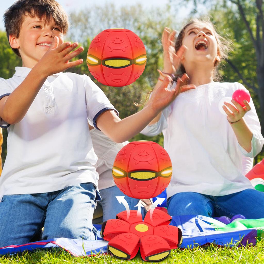 Elastic Stomp To Transform Ball  Flying Saucer Ball: An Educational Outdoor Sports Toy For Children