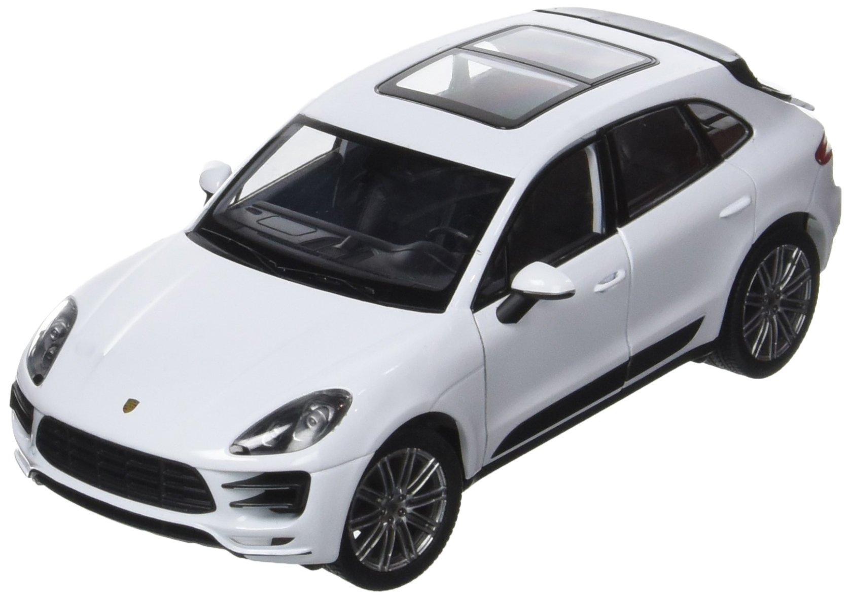 WELLY Porsche Macan Turbo White Diecast Miniature Car Finished Model 24047W WT 1/24 / белый