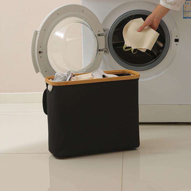 Toilet Paper Storage Basket with Transparent Window and Lid Paper Toys Laundry Storage Organizers for Bathroom Accessories