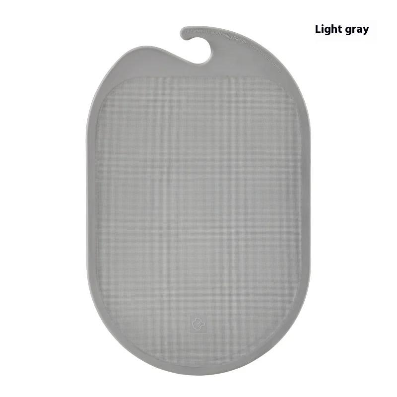 Hot TPU Cutting Board, Antibacterial and Mildew Resistant, Kitchen Double-sided Cutting Board, Wall Mounted Meat Cutting Board светло-серый