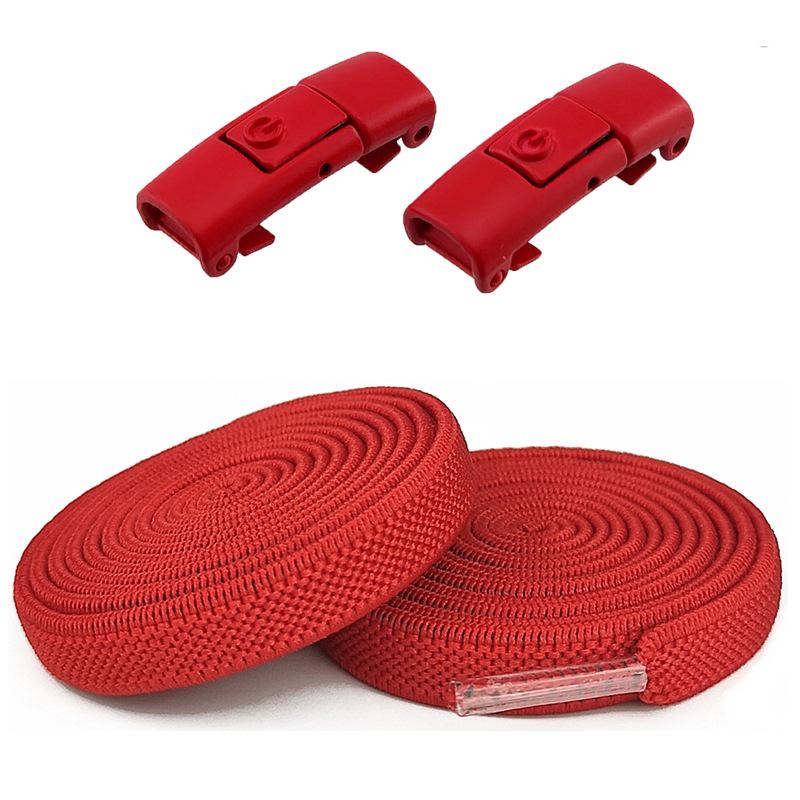 8mm Elastische Schnürsenkel-Schnalle ohne Binden für Herren und Kinder