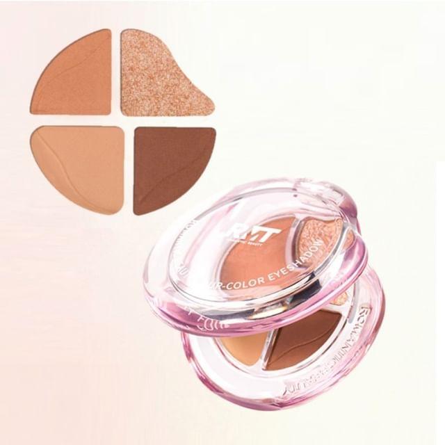 ROMANTIC BEAUTY - 4 Shade Eyeshadow Palette - Brown #01 Brown - 2g
