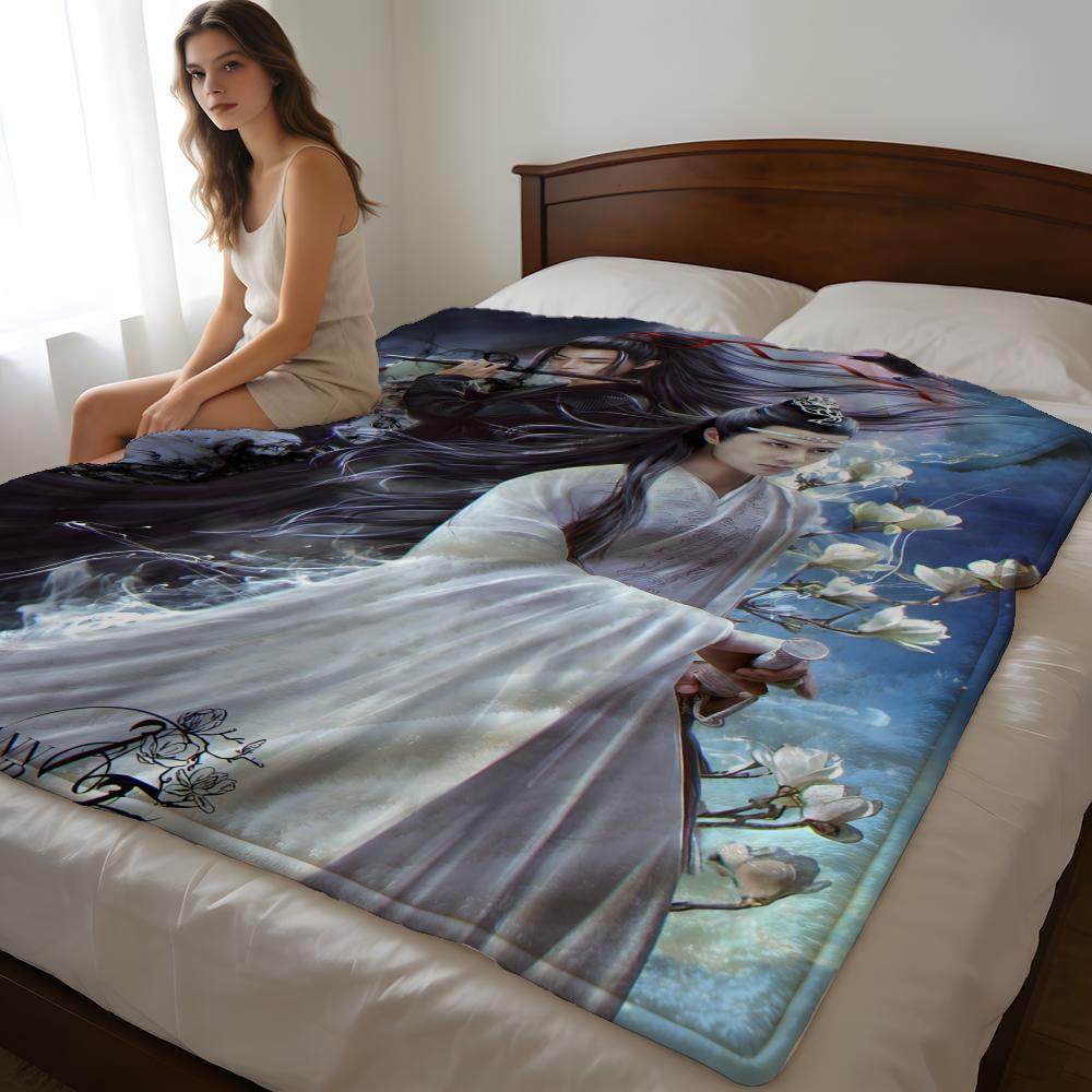 Throw High-Density Short Plush Blanket For Sofa Nap Air-Conditioned Room Soft Skin-Friendly The Untamed