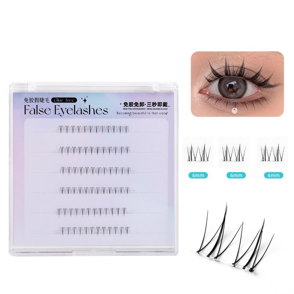 DIY Glue Free Cluster Eyelashes Individual Segmented Eyelashes Bundles  Grafting Lashes