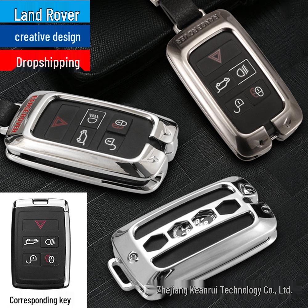 Leather Key Cover for 2019 Land Rover & Jaguar: Fits Range Rover, Evoque, Freelander