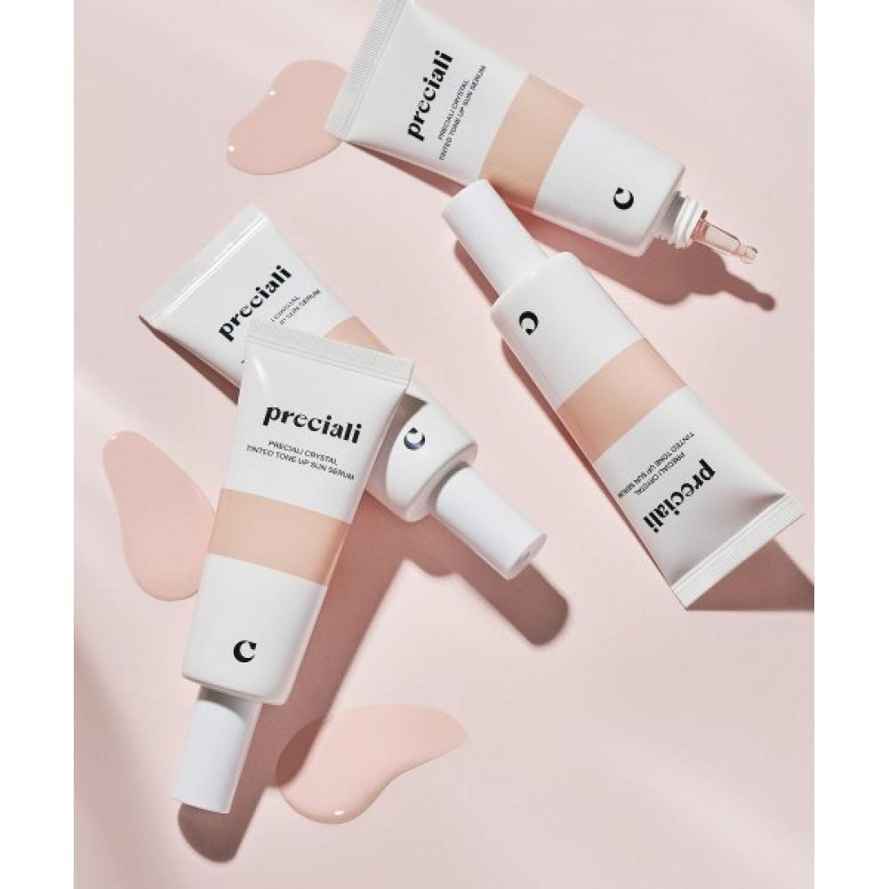 Preciali Crystal Vegan Tinted Tone Up Sun Serum