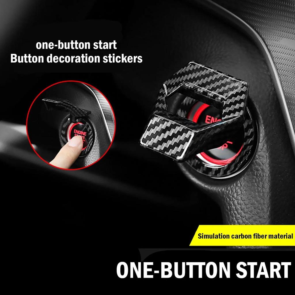 Car Engine Start Stop Switch Button Cover Decorative Push Button Protection Case For Ford ST Line Fiesta Focus Mondeo Edge Kuga