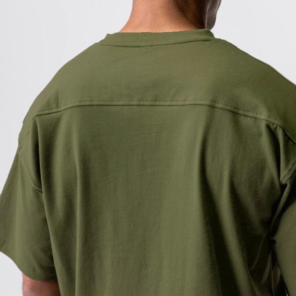 Summer American Loose Fit Cotton T-Shirt - Men’s Crew Neck Short Sleeve for Fitness Training, Plus Size Available