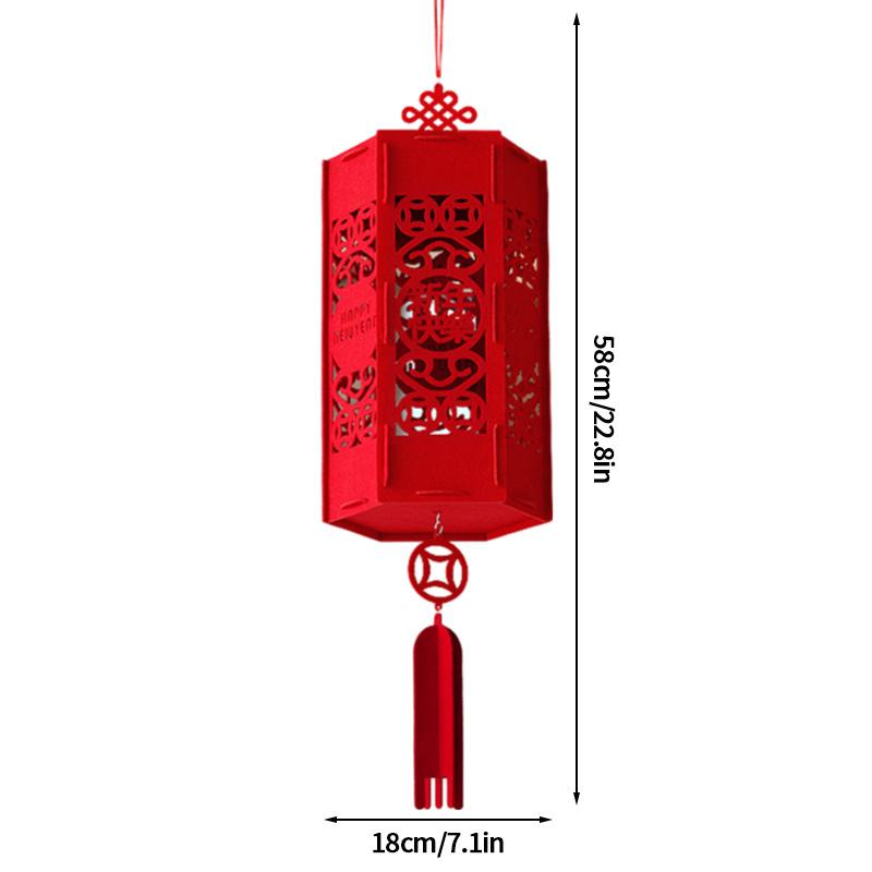 Chinese Wedding New Year Decoration Double Happiness Wedding Decoration Red Hanging Pendant Traditional Chinese Pendant Ornament