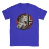 Haaland Viking Warrior Football TShirt Unisex Cotton Tops Shirts Vintage Norway Round Neck Short Sleeve