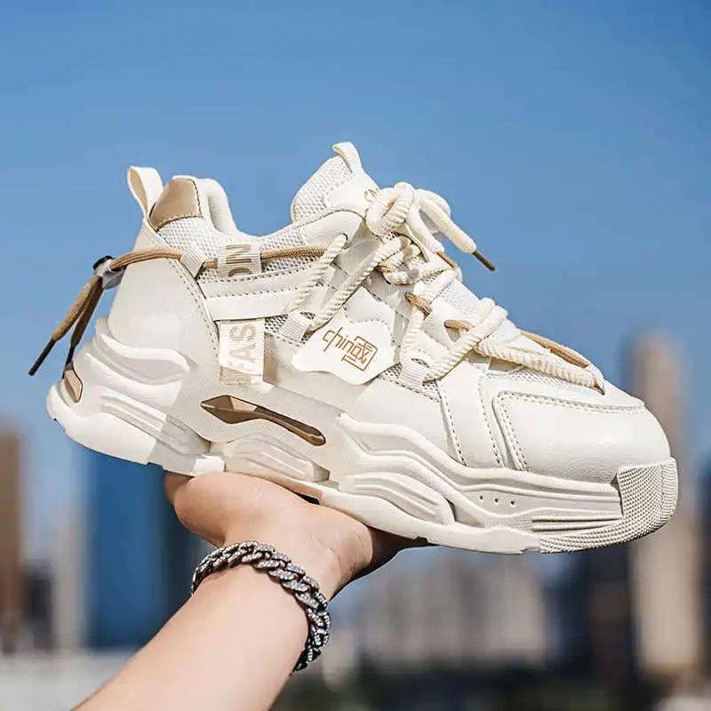 Fashion Spring-autumn Zimni Designer Men's Sneakers Casual Black Shose Pretty Shoes Sports Trendy Lofers Raning Pretty Tenid League