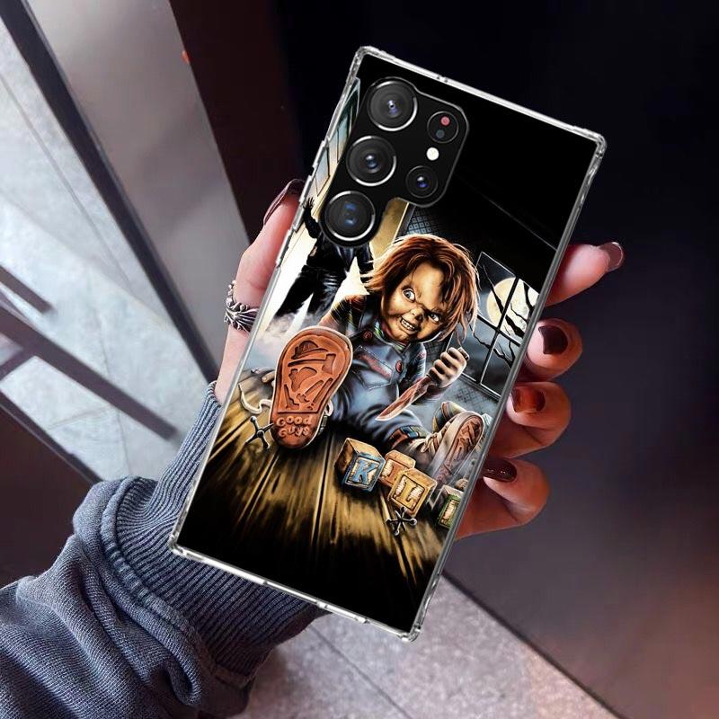 Chucky Child's Play Phone Case For Samsung Galaxy S23 S24 S25 Edge S26 Ultra S22 + S21 Plus S20 FE Cover Silicone Print Shell Ga