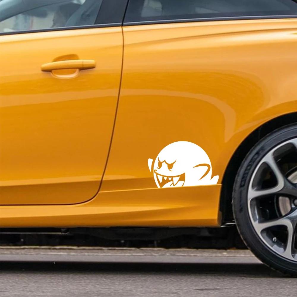 Car Sticker BOO GHOST PEEKER Vinyl Decal Waterproof JDM Sticker Body Window Door Auto Exterior Cute Funny Decoration Accessories