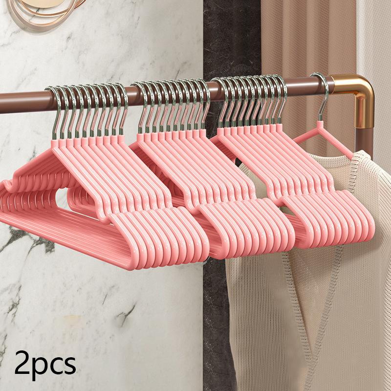 Более толстая бытовая подвесная вешалка из нержавеющей стали пластиковая удобная студенческая общежития 2pcs 546₽